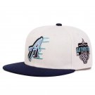 Unisex A Letter Embroidery Side Basketball Outdoor Adjustable Baseball Cap, Navy