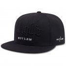 Fashion Fastball Thuglife Embroidery Hiphop Baseball Cap Hat Outdoor, All Black
