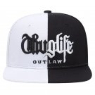 Fashion Fastball Thuglife Embroidery Hiphop Baseball Cap Hat Outdoor, White Black