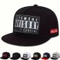 Unisex 3D Letter Print Flat Brim Baseball Hat &acirc;�� Hip-Hop Street Style, White