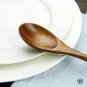 5 PCS Wooden Spoon Soup Fork Tableware Natural Ellipse Ladle Eco Friendly