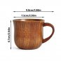 1PC Brown Wooden Mug Vintage Teacup Handmade Coffee Espresso Tea
