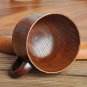 1PC Brown Wooden Mug Vintage Teacup Handmade Coffee Espresso Tea
