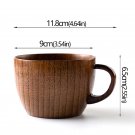Wooden Cup Handmade Jujube Handle High Temperature Resistant Tea Coffee Beer, C