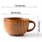 Wooden Cup Handmade Jujube Handle High Temperature Resistant Tea Coffee Beer, D