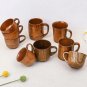 Wooden Cup Handmade Jujube Handle High Temperature Resistant Tea Coffee Beer, F