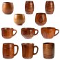 Wooden Cup Handmade Jujube Handle High Temperature Resistant Tea Coffee Beer, G