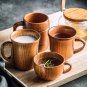 Wooden Cup Handmade Jujube Handle High Temperature Resistant Tea Coffee Beer, J