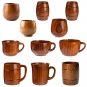 Wooden Cup Handmade Jujube Handle High Temperature Resistant Tea Coffee Beer, J
