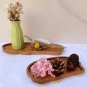 Wooden Serving Tray &acirc;�� Coffee, Snacks, Bread, Fruits & Desserts