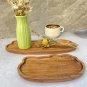 Wooden Serving Tray &acirc;�� Coffee, Snacks, Bread, Fruits & Desserts