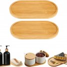 1Pc Beech Wooden Oval Plate 18cm – Mini Solid Wood Tray for Kids & Snacks