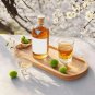 1Pc Beech Wooden Oval Plate 18cm &acirc;�� Mini Solid Wood Tray for Kids & Snacks