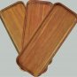Solid Wood Plate Rectangle Japanese Style Snack & Dessert Tray, Size M