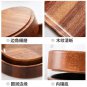 Walnut Solid Wood Bowl Creative Salad Fruit Storage Boat Bowl, Size L