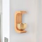 Wooden Wind Chimes Wireless Doorbell for Home Entrance, 2pc Light