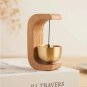 Wooden Wind Chimes Wireless Doorbell for Home Entrance, 2pc Light