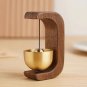 Wooden Wind Chimes Wireless Doorbell for Home Entrance, 1pc Light 1pc Dark
