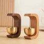Wooden Wind Chimes Wireless Doorbell for Home Entrance, 1pc Light 1pc Dark