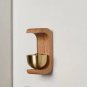 Wooden Wind Chimes Wireless Doorbell for Home Entrance, 1pc Light 1pc Dark