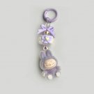 Creative Bowknot Doll Pendant Keychain Gift, Lavender Violet