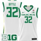 Nate Bittle Jersey #32 Oregon Ducks 2025 Lightweight Basketball White