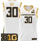 Ron Lee Jersey #30 Oregon Ducks 2025 Lightweight Basketball White Gold