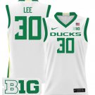 Ron Lee Jersey #30 Oregon Ducks 2025 Lightweight Basketball White