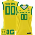 Men's Custom Oregon Ducks Jersey 2025 Lightweight Basketball Yellow