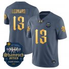 Riley Leonard Jersey #13 With Name Notre Dame Fighting Irish Shamrock