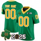 Notre Dame Fighting Irish 2025 CFP Final Patch Vapor Limited Custom Jersey Throwback