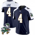 Notre Dame Fighting Irish #4 LOVE 2025 Edition Vapor Limited Navy Throwback