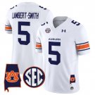 Lambert-Smith Jersey #5 Auburn Tigers 2025 Alabama Patch Stitched White