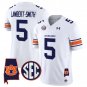 Lambert-Smith Jersey #5 Auburn Tigers 2025 Alabama Patch Stitched White