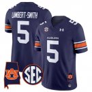 Lambert-Smith Jersey #5 Auburn Tigers 2025 Alabama Patch Stitched Navy