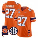 Jarquez Hunter Jersey #27 Auburn Tigers 2025 Alabama Patch Stitched Orange