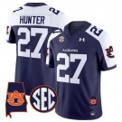 Jarquez Hunter Jersey #27 Auburn Tigers 2025 Alabama Patch Stitched Navy Alternate