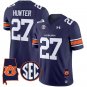 Jarquez Hunter Jersey #27 Auburn Tigers 2025 Alabama Patch Stitched Navy