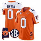 Damari Alston Jersey #0 Auburn Tigers 2025 Alabama Patch Stitched Orange Alternate