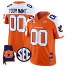 Custom Auburn Tigers Jersey Name, Number 2025 Alabama Orange Alternate