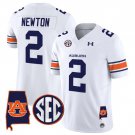 Cam Newton Jersey #2 Auburn Tigers 2025 Alabama Patch Stitched White