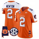 Cam Newton Jersey #2 Auburn Tigers 2025 Alabama Patch Stitched Orange Alternate