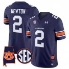 Cam Newton Jersey #2 Auburn Tigers 2025 Alabama Patch Stitched Navy