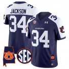 Bo Jackson Jersey #34 Auburn Tigers 2025 Alabama Patch Stitched Navy Alternate