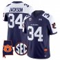 Bo Jackson Jersey #34 Auburn Tigers 2025 Alabama Patch Stitched Navy Alternate