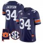 Bo Jackson Jersey #34 Auburn Tigers 2025 Alabama Patch Stitched Navy