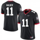 Georgia Bulldogs Jalon Walker 100th Anniversary Black College Football Jersey