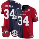 Herschel Walker Jersey #34 Georgia Bulldogs Split Vapor Football Stitched