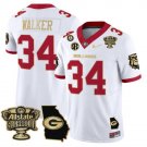 Herschel Walker Jersey #34 Georgia Bulldogs 2025 Sugar Bowl Patch Vapor White