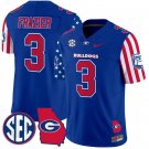 Nate Frazier Jersey #3 Georgia Bulldogs American Style Vapor Limited Football